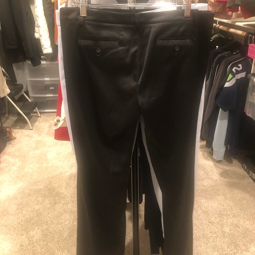 BCBG NWT black satin trouser - Picture 2 of 4